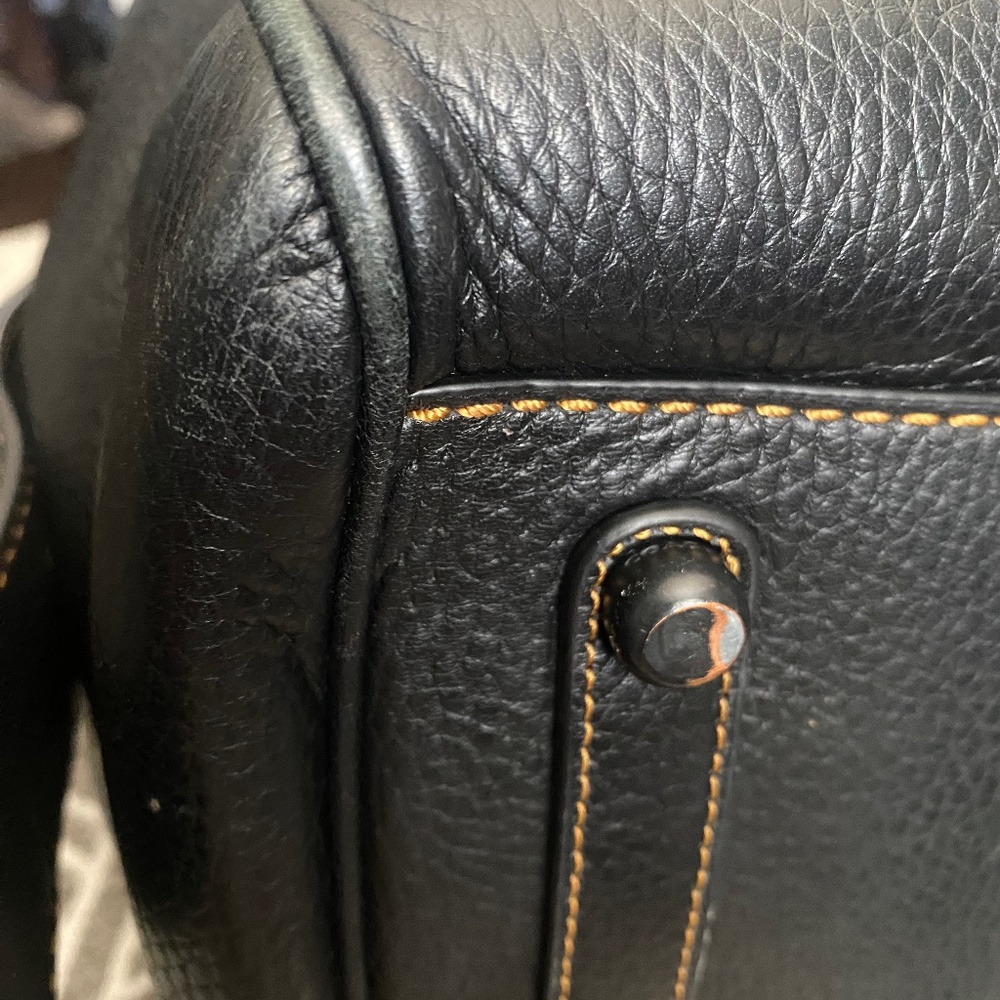 Coach Black Leather Rogue 1941 Satchel - Picture 15 of 16
